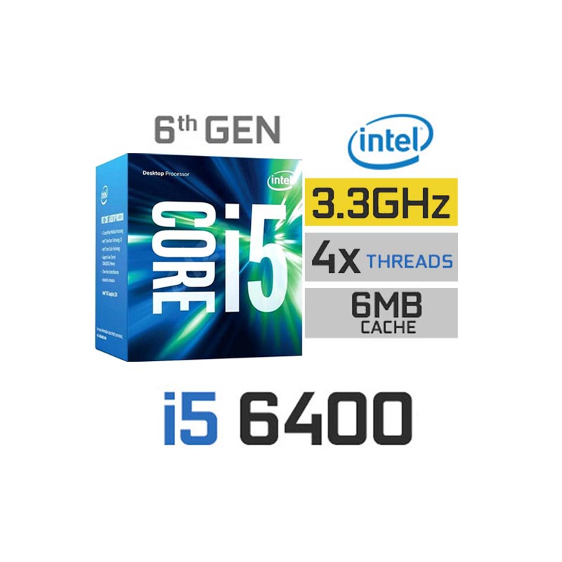 CPU core i5 6400 Socket 1151 Skylake (2.7GHz upto 3.3GHz) hàng bóc máy